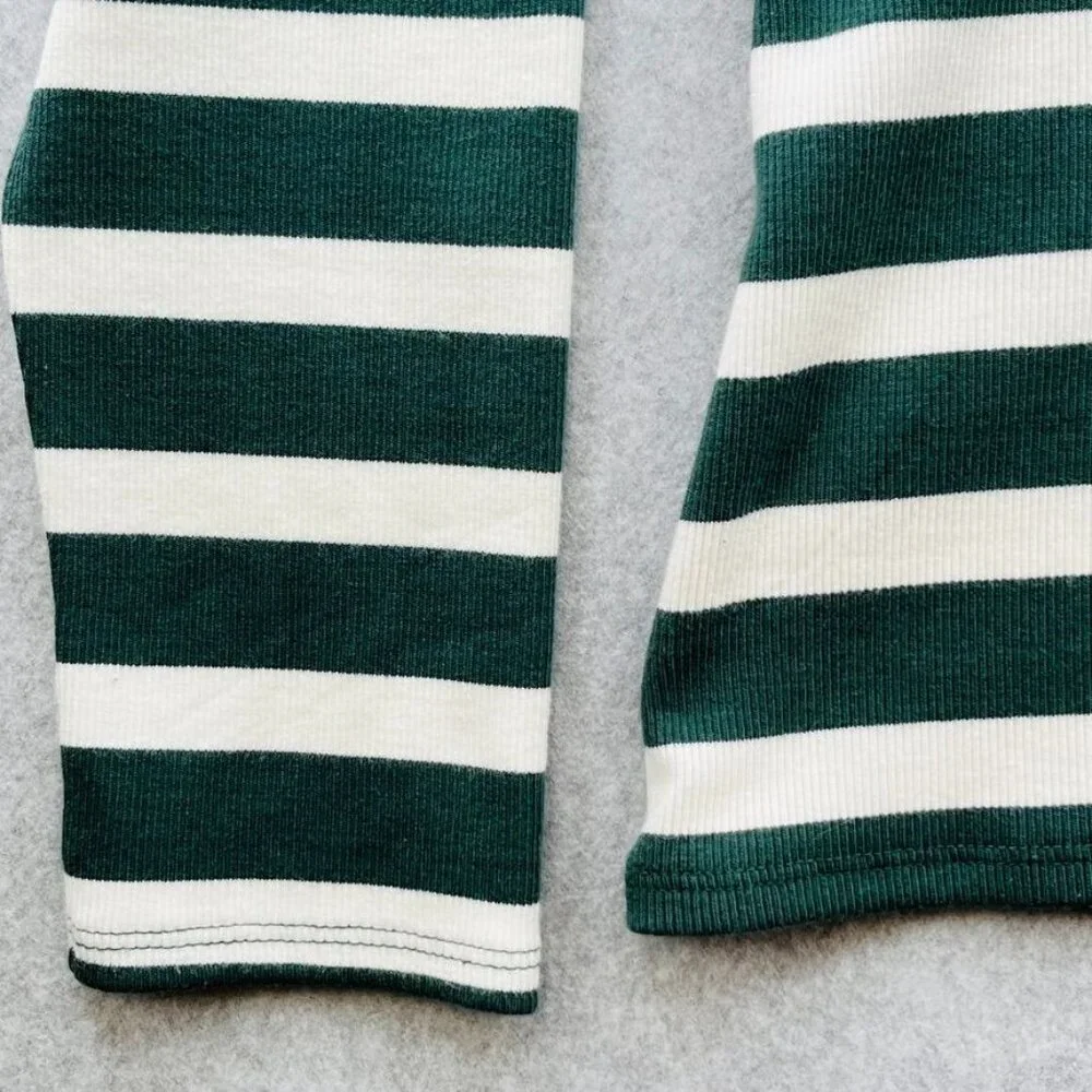 Veronica Beard Colorblock Cedar Turtleneck Size L in Forest Ivory  Long Sleeve - Picture 5 of 11